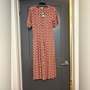 White Stuff Megan jersey dress with pockets. Size 6 U.S.  maxi length